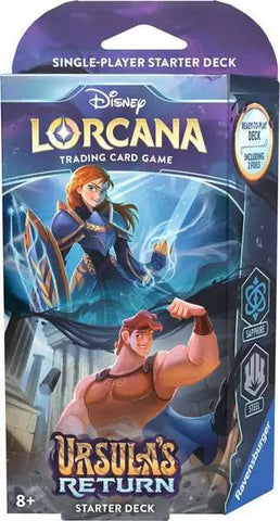 Disney Lorcana: Sapphire & Steel Starter Deck - Set 4