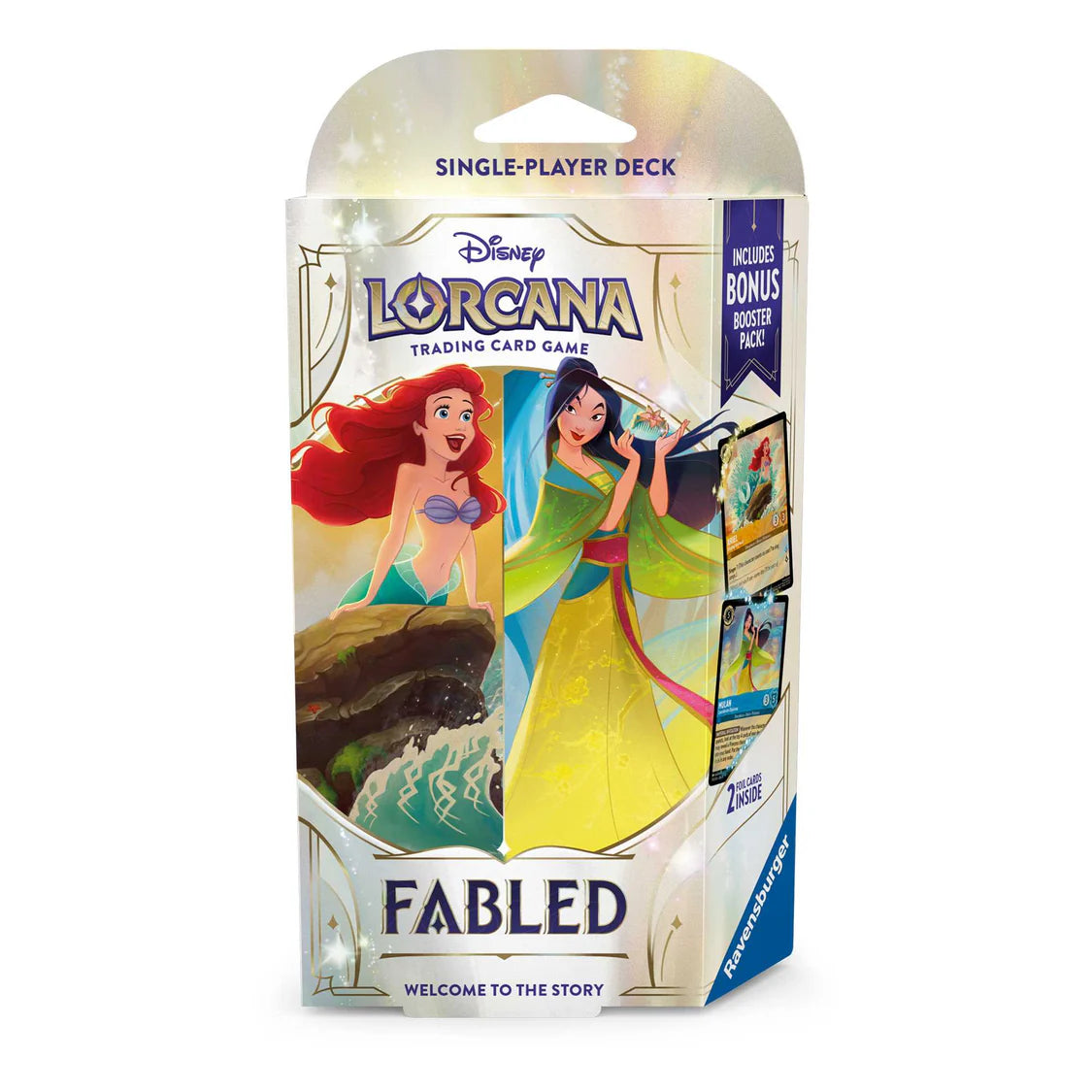 Disney Lorcana Fabled - Arial & Mulan Starter Deck - Set 9