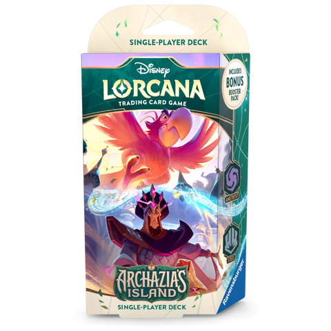 Disney Lorcana TCG: Archazia's Island Starter Deck (Amethyst & Steel)