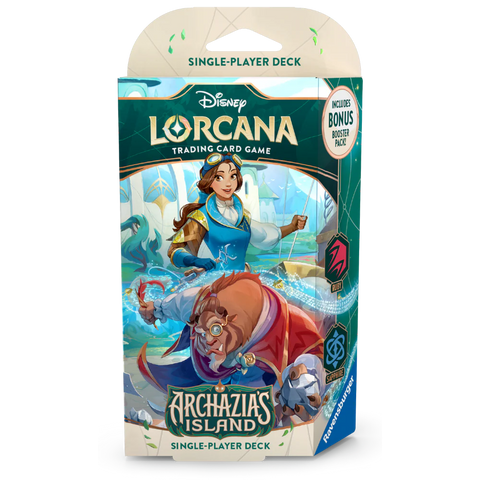 Disney Lorcana TCG: Archazia's Island Starter Deck (Ruby & Sapphire)