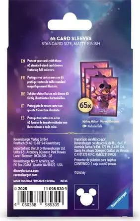 Disney Lorcana TCG: Card Sleeve Pack - Mickey Mouse - Set 8 – The ...