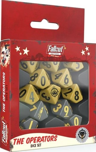 Fallout Factions Miniatures Game: The Operators Dice Set