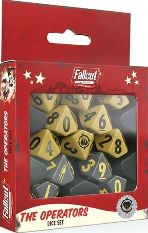 Fallout Factions Miniatures Game: The Operators Dice Set