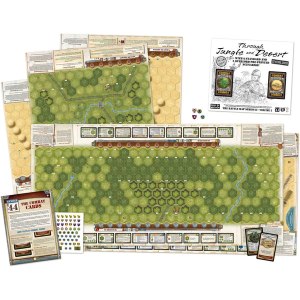 Memoir '44 OP6 Battle Map - Through Desert and Jungle
