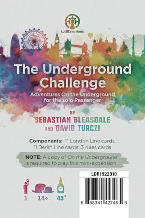 On The Underground London & Berlin: Challenge Solo Expansion