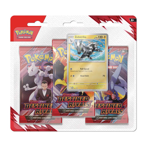 Pokemon TCG: Scarlet & Violet 10 = Destined Rivals - 3 Pack Blister