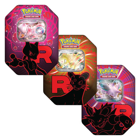 Pokémon TCG: Team Rocket 3 Tin Bundle