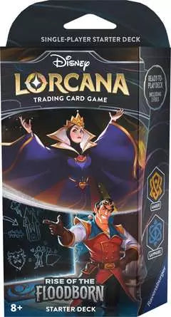 Disney Lorcana: Rise of the Floodborn Starter Deck: Amber & Sapphire