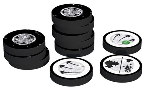 Small Samurai Empires: Tokugawa Deluxe Tokens