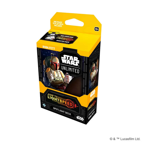 Star Wars Unlimited: Jump to Lightspeed - Spotlight Deck - Boba Fett
