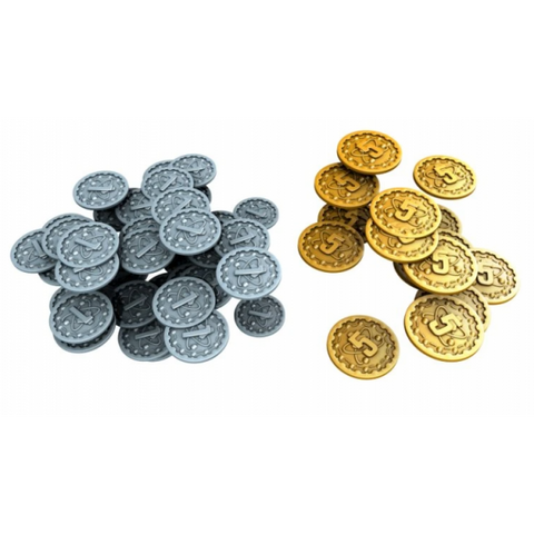 Nucleum Board Game: Metal Coins
