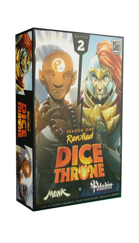 Dice Throne Dice Game: Season One ReRolled 2: Monk Vs Paladin