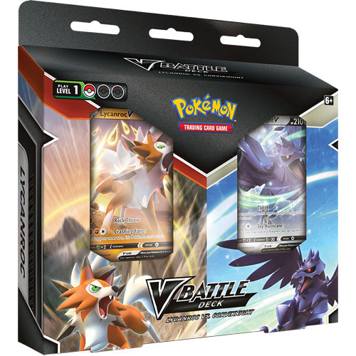 Pokémon TCG: Lycanroc V vs Corviknight V Battle Deck Bundle