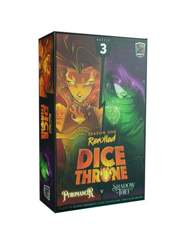 Dice Throne Dice Game: Season One ReRolled 3: Pyromancer Vs Shadow Thief